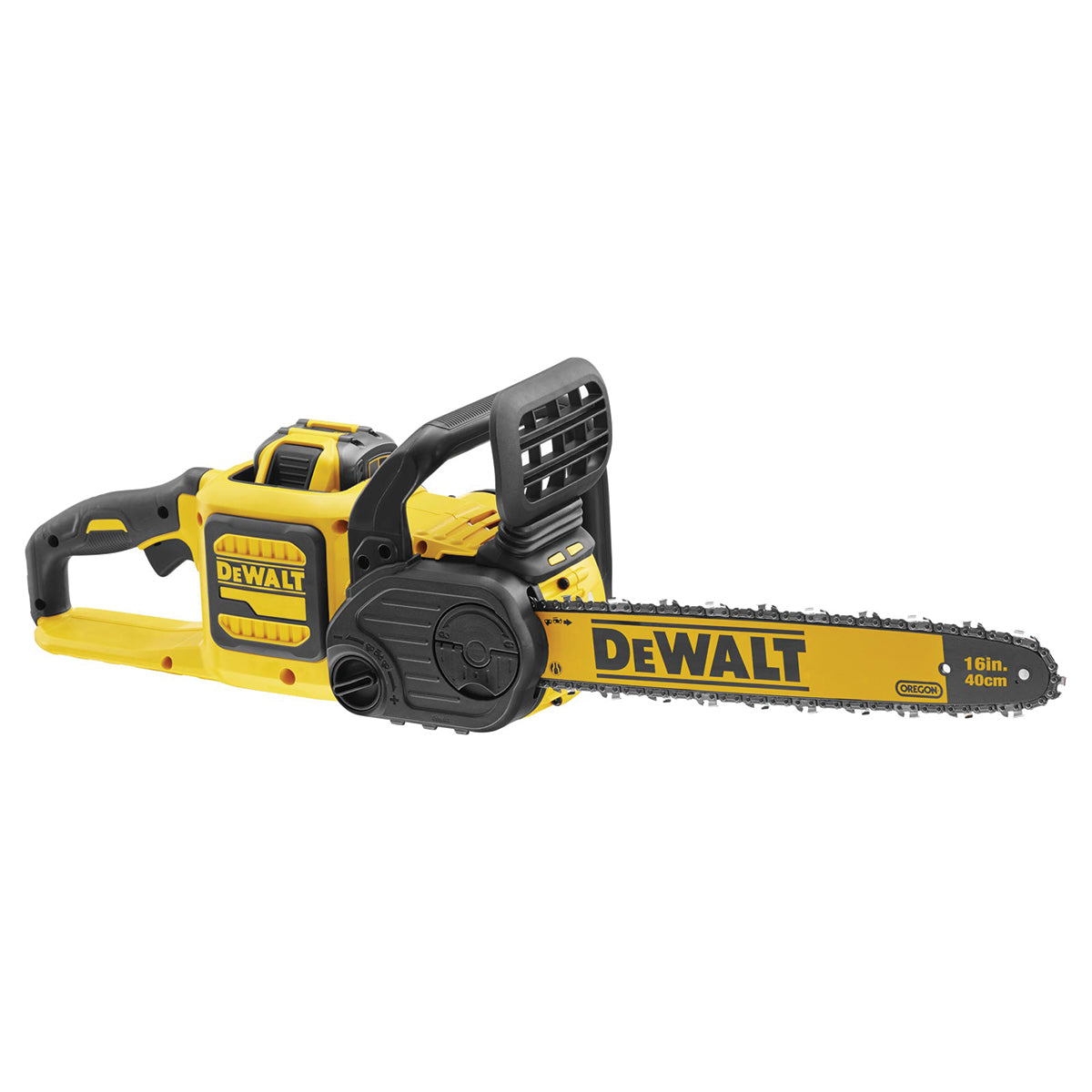 FLEXVOLT Electric Chainsaw 40cm Bar, BRUSHLESS Motor, 9Ah High Power Battery and ACCESSORIES - DeWALT - DCM575X1-QW FLEXVOLT Electric Chainsaw 40cm Bar, BRUSHLESS Motor, 9Ah High Power Battery and ACCESSORIES - DeWALT - DCM575X1-QW